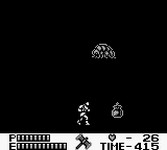 une photo d'Ã©cran de Castlevania 2 - Belmont s Revenge sur Nintendo Game Boy